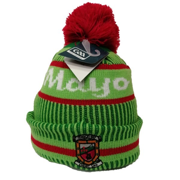 Mayo-GAA-Kids-Bobble-Hat