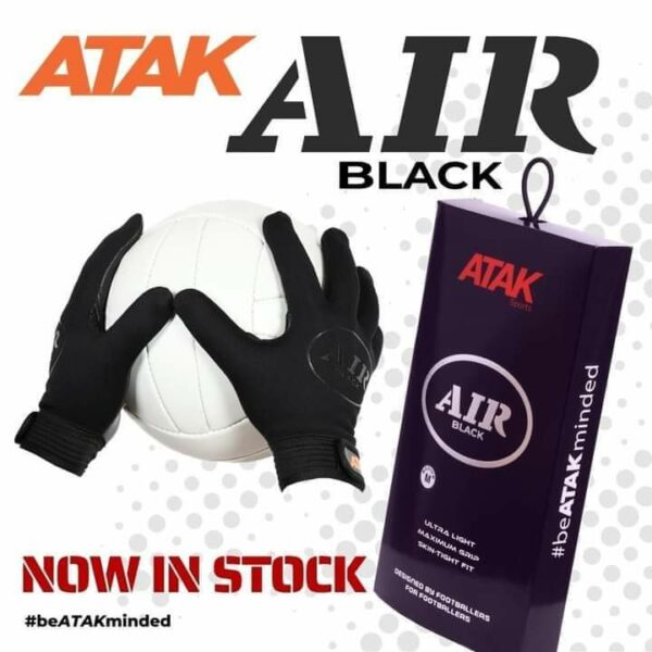 Atak Air Black Football Gloves