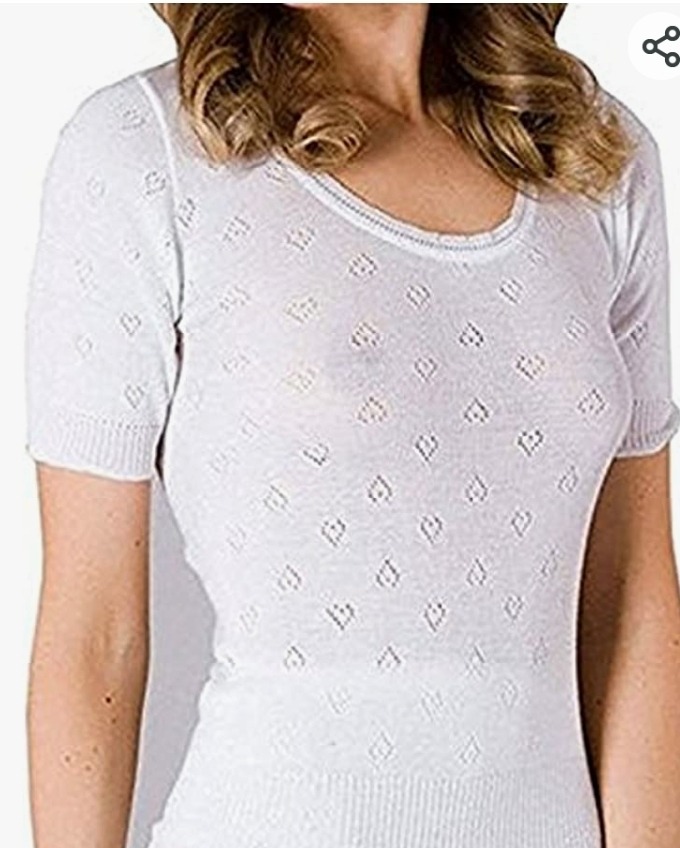 Ladies Thermal Short Sleeve Vest - Lavins Of Swinford