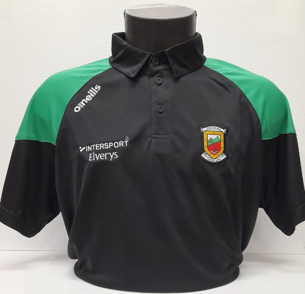 Mayo Oslo Polo Shirt Black/Emerald