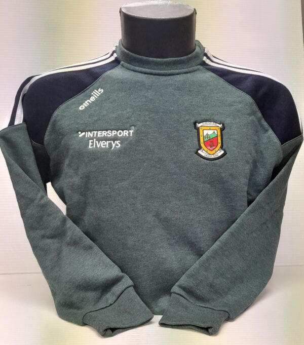 Mayo Pine R/N Fleece Sweatshirt Melange bottle/Navy/White