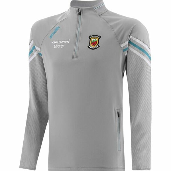 mayo weston 1/2 zip top grey/green/blue slate