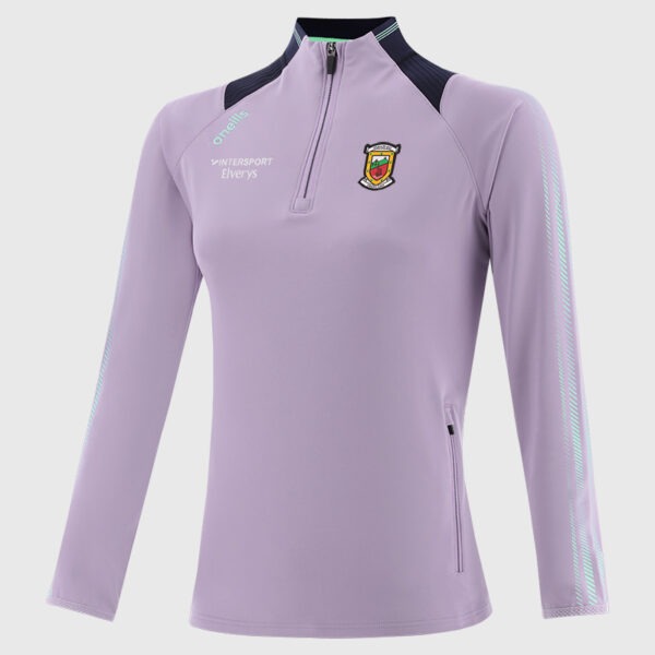 mayo dynamo 1/2 zip brushed top purple/green/marine